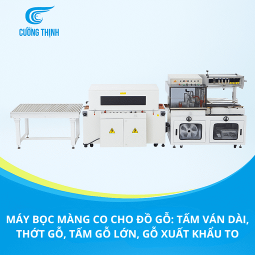 Máy bọc màng co cho đồ gỗ